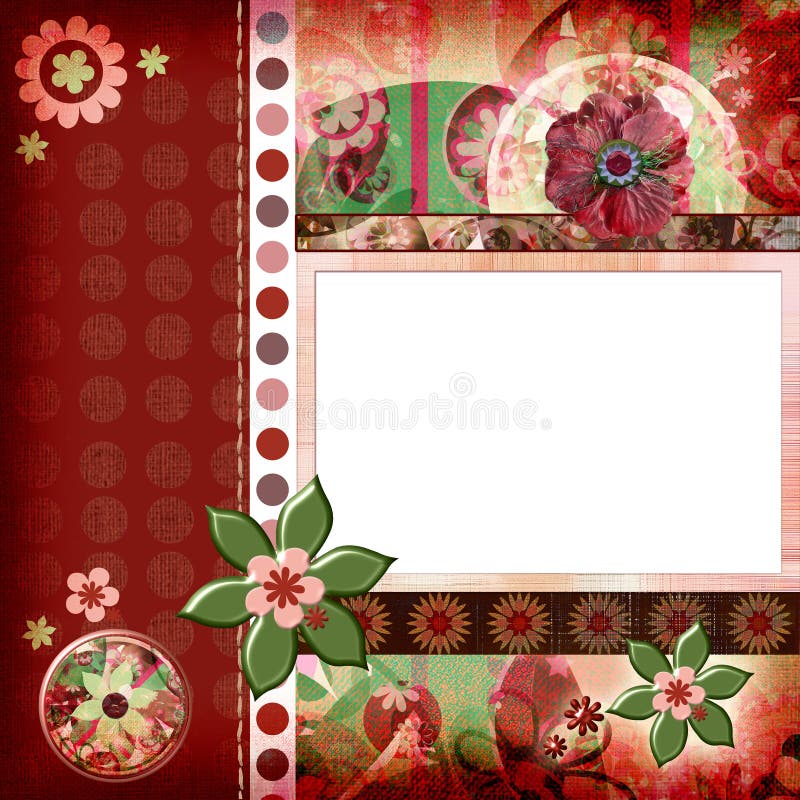 Stunning scrapbook album page layout 8x8 inches, gypsy bohemian style. Stunning scrapbook album page layout 8x8 inches, gypsy bohemian style.