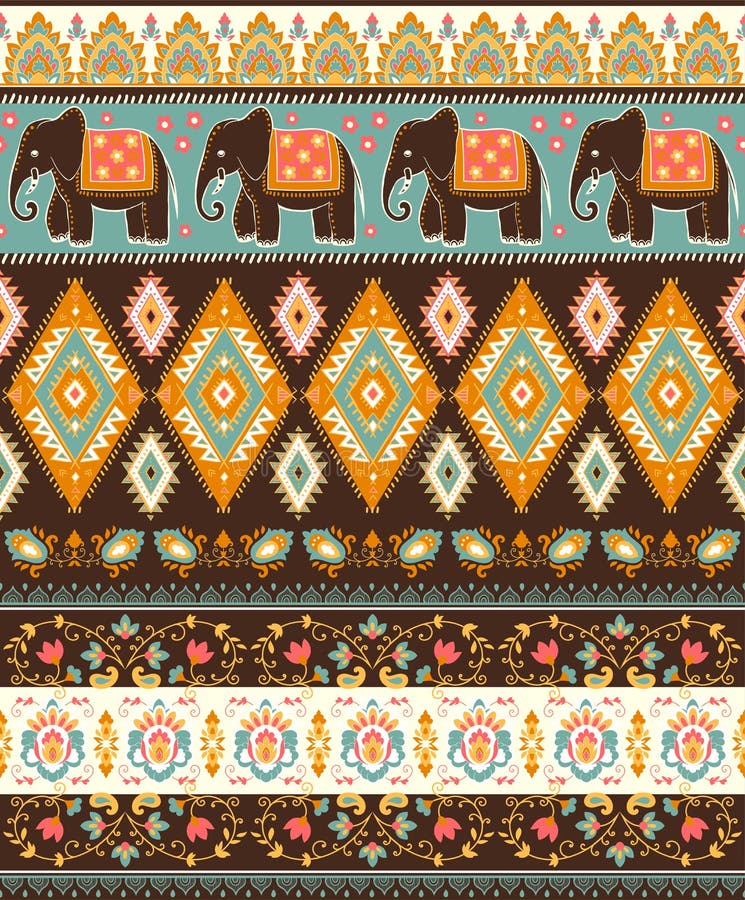 Awesome Fridge Magnet Indian Lotus Elephant Ethnic Cool Gift #2844 