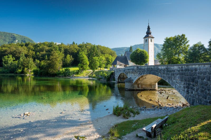 bohinj Σλοβενία στοκ εικόνες bohinj Σλοβενία στοκ εικόνες