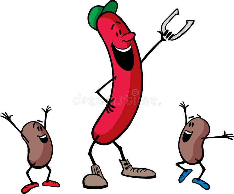 Springende Bohne Vektor Abbildung Illustration Von Bohne 6858980