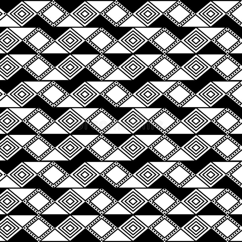 Boho Style Black and White Background Design Stock Vector Illustration of drawing, decoration