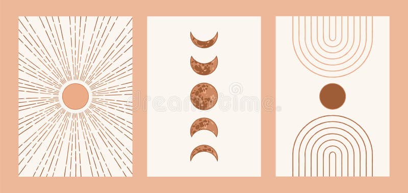 Boho Sun Moon Stock Illustrations 3 740 Boho Sun Moon Stock Illustrations Vectors Clipart Dreamstime