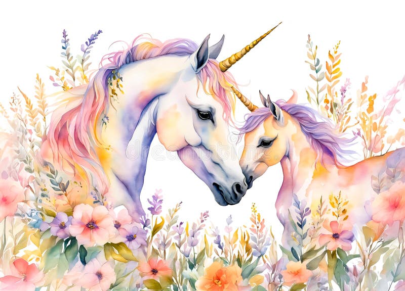 Unicorn Mom Shirt, Watercolor Pink And Gold Unicorn Unicorn Mom Shirt, Watercolor Pink And Gold Unicorn