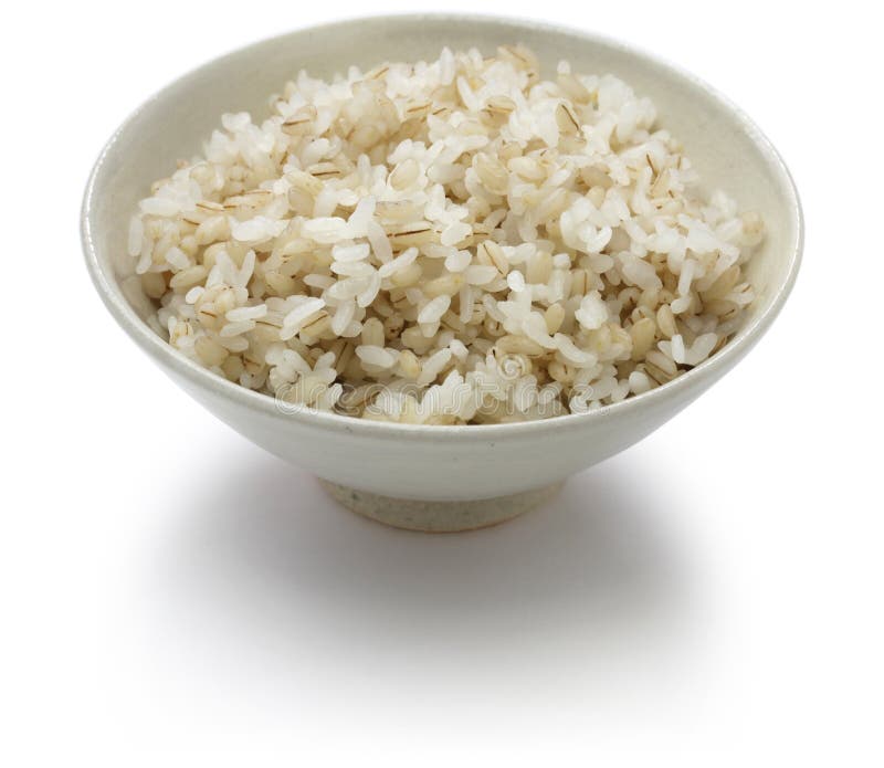 Boiled barley and rice stock image. Image of bowl, healthy 58862861