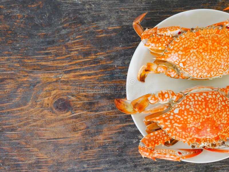 Boiled crab stock photo. Image of food, dinner, color 102960082