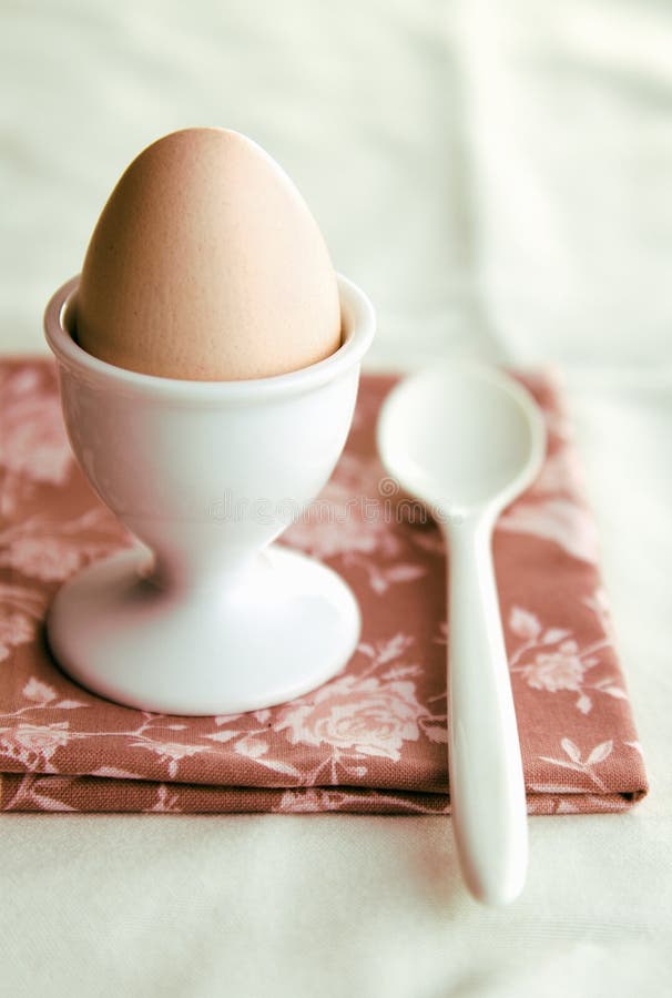 Boiled egg for breakfast stock photo. Image of cooked - 24512454