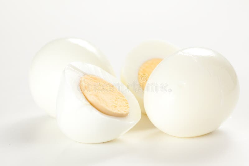 Boiled egg isolated