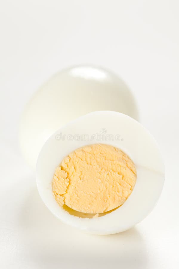 Boiled egg isolated