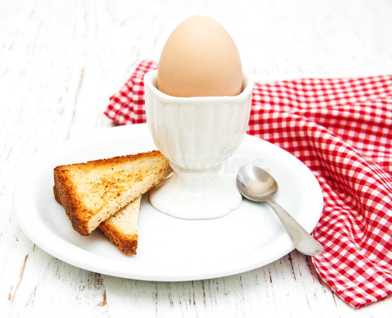 Boiled eggs for breakfast stock image. Image of color 52846367