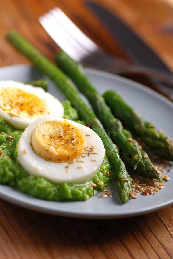 Boiling Eggs With Asparagus