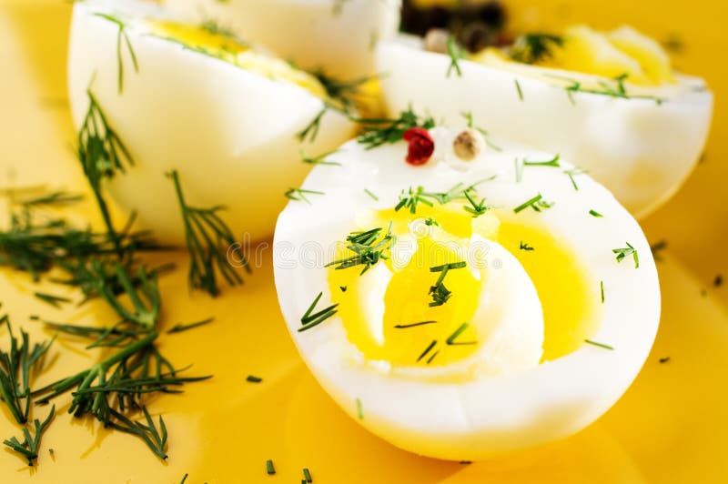 256 Hard Boiled Eggs Salt Pepper Stock Photos Free & RoyaltyFree