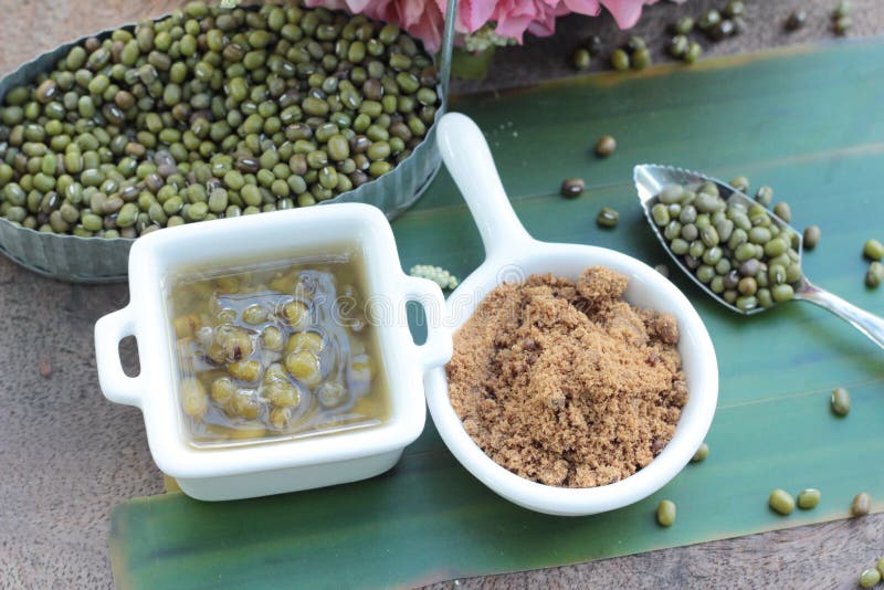 Boiled Green Bean in Syrup is Delicious. Stock Photo Image of healthy