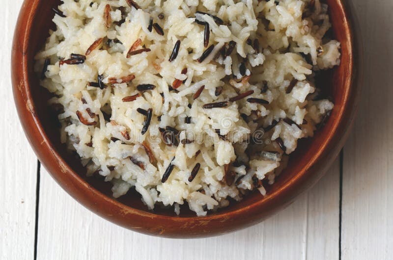 Boiled Mixed Rice stock photo. Image of bowl, asian, japanese 66197288