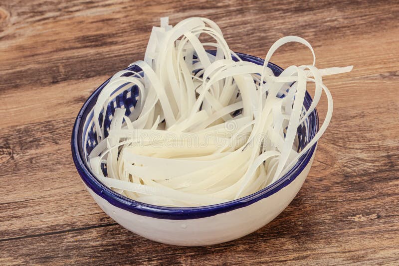 Boiled Rice Noodle for Cooking Stock Photo Image of vermicelli, food