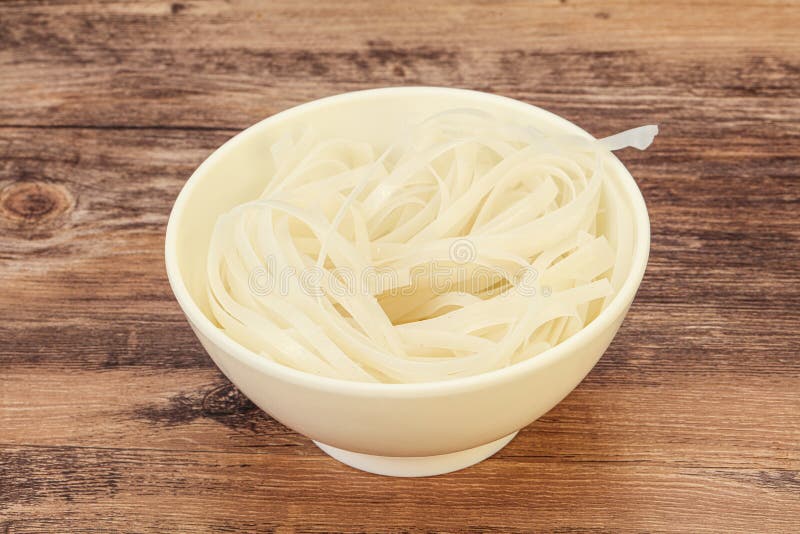 Boiled Rice Noodle For Cooking Stock Photo Image of vermicelli, food