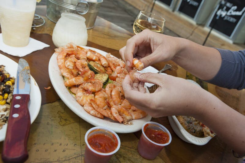 Boiled Shrimp Dinner