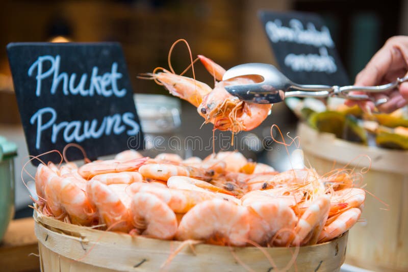 Boiled Shrimp Wooden Buckets Stock Photos Free & RoyaltyFree Stock