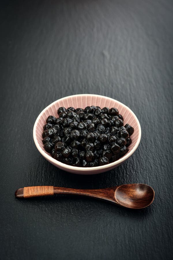Boiled Tapioca Pearls stock photo. Image of pearls, gastronomy 102882912