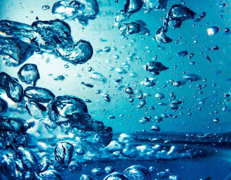 Boiled Water With Bubbles Background Stock Photo Image of background
