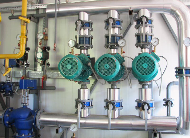 Boiler-house equipment royalty free stock images