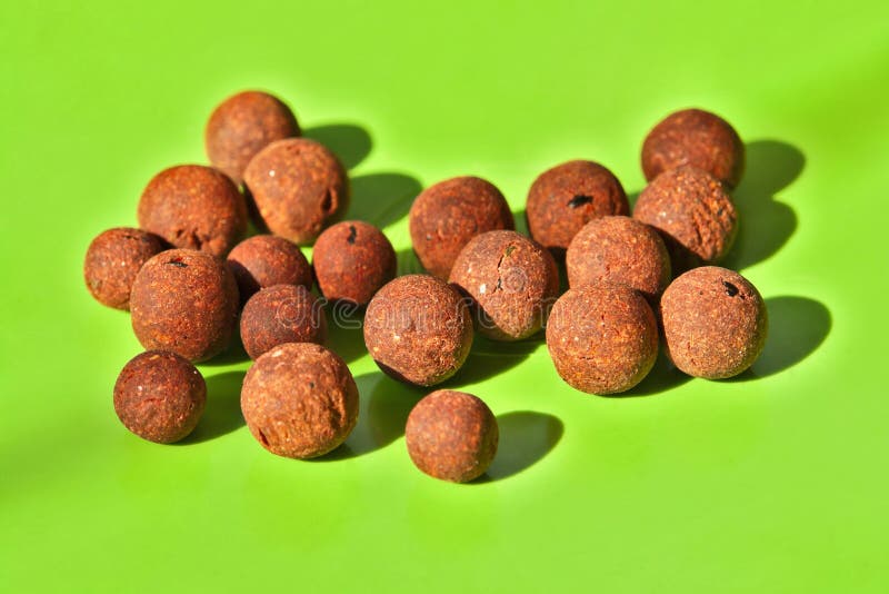 Boilies dell'esca della carpa fotografia stock libera da diritti Boilies dell'esca della carpa fotografia stock libera da diritti
