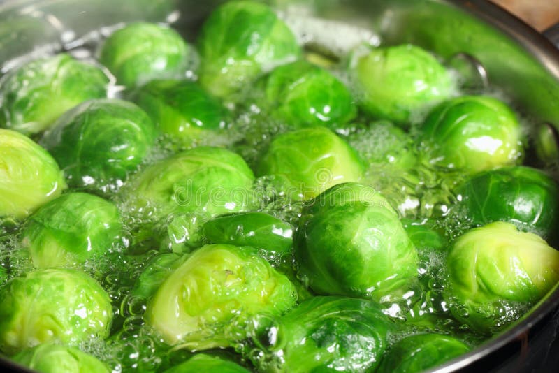 Boiling Brussels Sprouts
