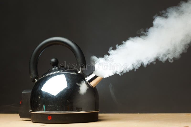 Boiling kettle stock photo. Image of kettle, teapot, reflective 41246726