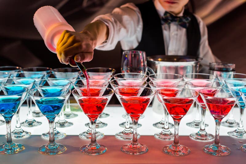 Boissons de cocktail photographie stock Boissons de cocktail photographie stock