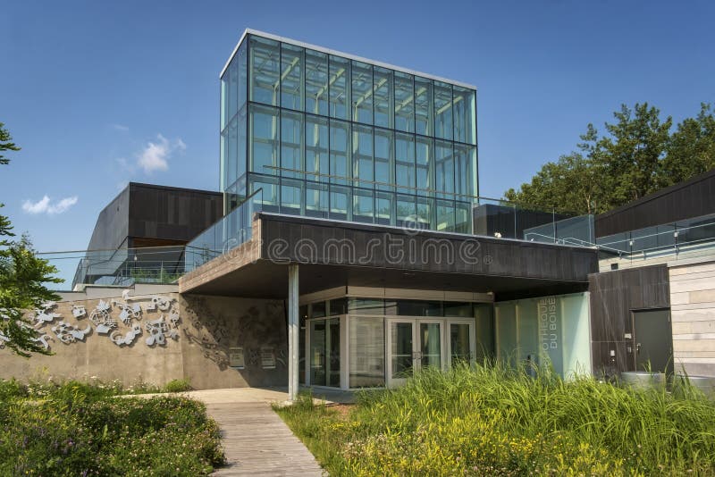 Boisé Library entrance royalty free stock photography