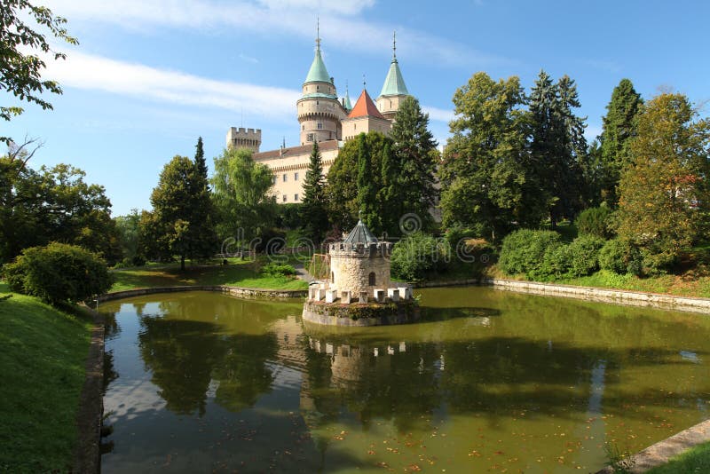 Bojnice castle and park