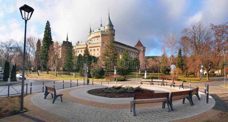 Bojnice castle and park, Slovakia