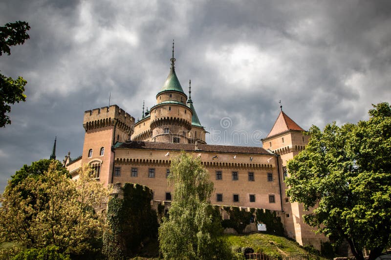 Bojnice medieval castle, UNESCO heritage in Slovakia