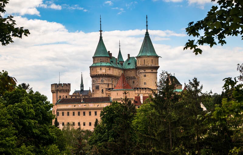Bojnice středověký zámek, dědictví UNESCO na Slovensku