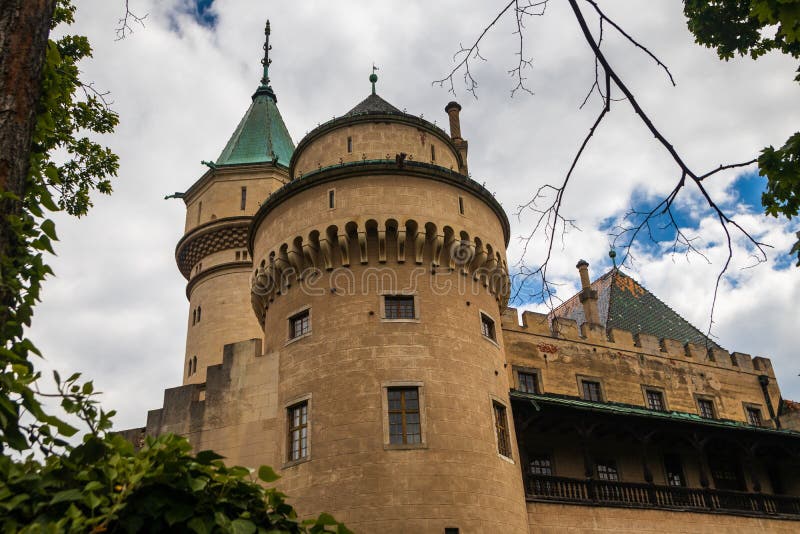 Bojnice medieval castle, UNESCO heritage in Slovakia