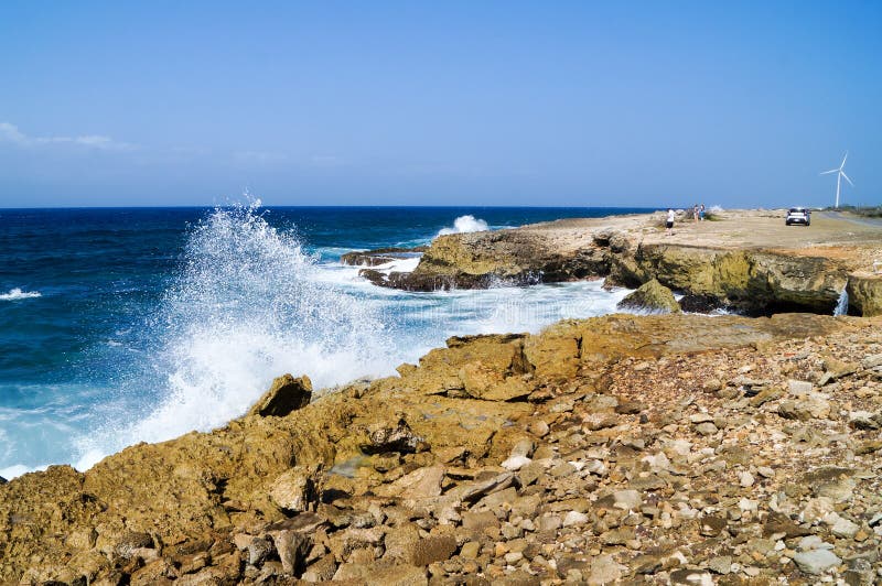 Boka Kanao en le Curaçao photo stock Boka Kanao en le Curaçao photo stock