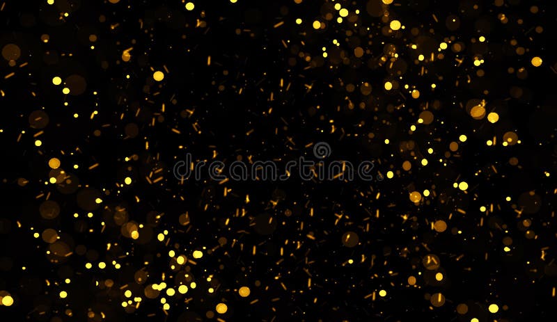 Bokeh abstrato do ouro para o fundo Os brilhos iluminam as folhas de prova da textura com fa?sca das part?culas ilustração royalty free Bokeh abstrato do ouro para o fundo Os brilhos iluminam as folhas de prova da textura com fa?sca das part?culas ilustração royalty free