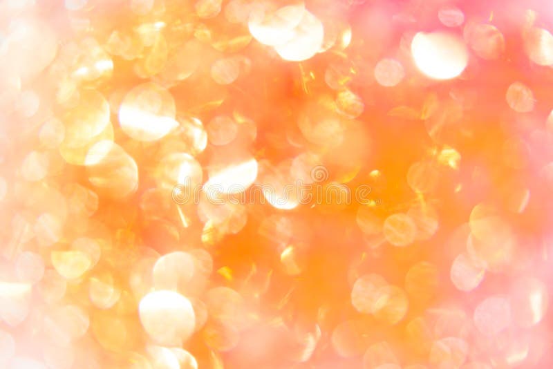Abstract background gold bokeh circles for use background stock photography