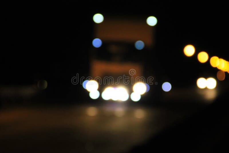 Bokeh Blurred Car Lights at Night Stock Image Image of dark, circle 87839415
