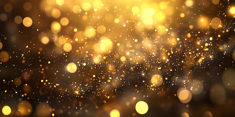Bokeh en or, étincelante Texture d'arrière-plan illustration stock