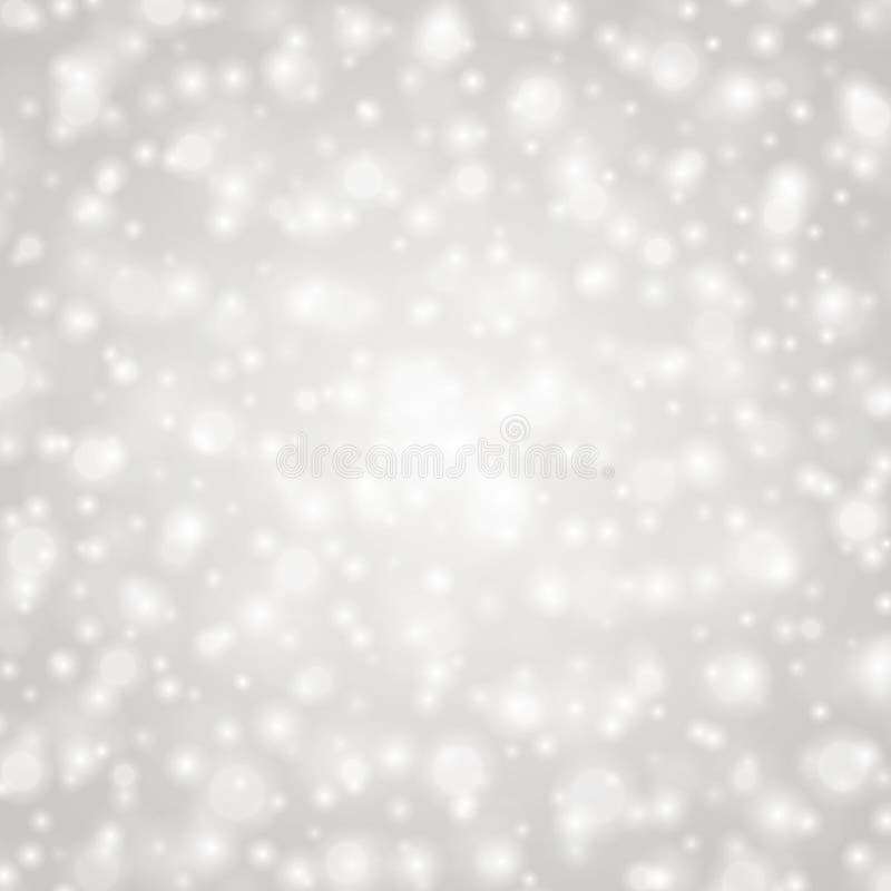 Bokeh light gray sparkles on transparency background illustration. vector illustration