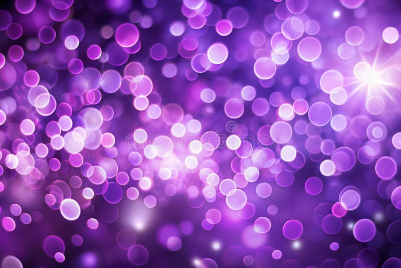 Bokeh Purple Proton Background Abstract stock abbildung