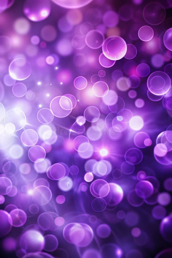 Bokeh Purple Proton Background Abstract lizenzfreie abbildung