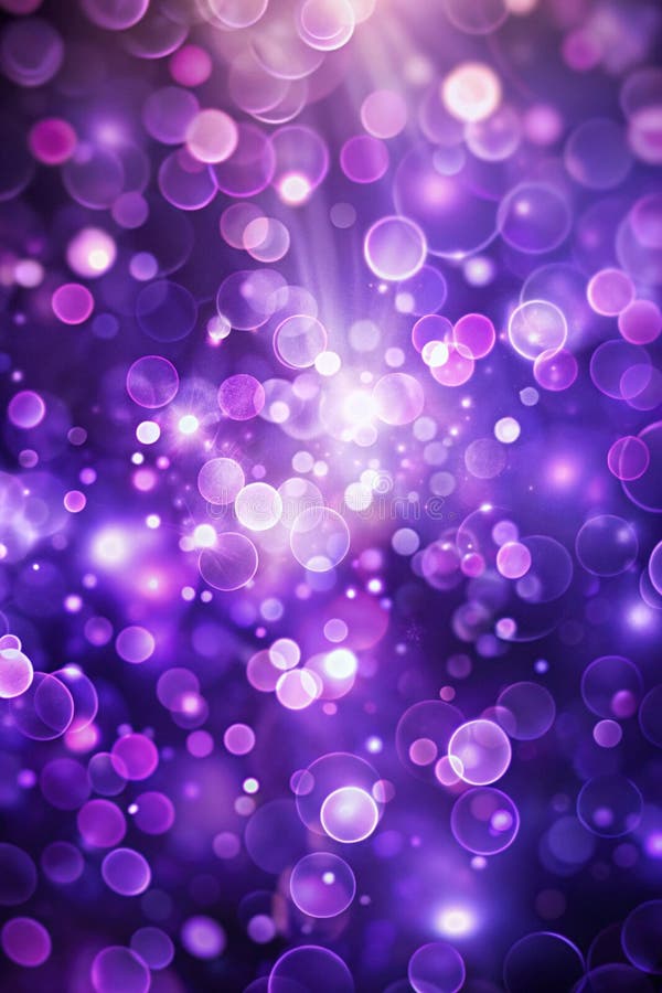 Bokeh Purple Proton Background Abstract. Ein faszinierender violetter protonfarbener Hintergrund, ideal für abstrakte Designs oder kreative Eventpromotionen