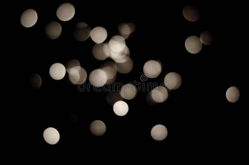 Bokeh of Soft Black Background Stock Image - Image of blurry, gold:  155655145