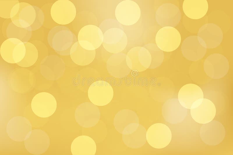 Abstract Golden Bokeh Background with Yellow and White Light Stock Vector -  Illustration of abstract, golden: 135337582