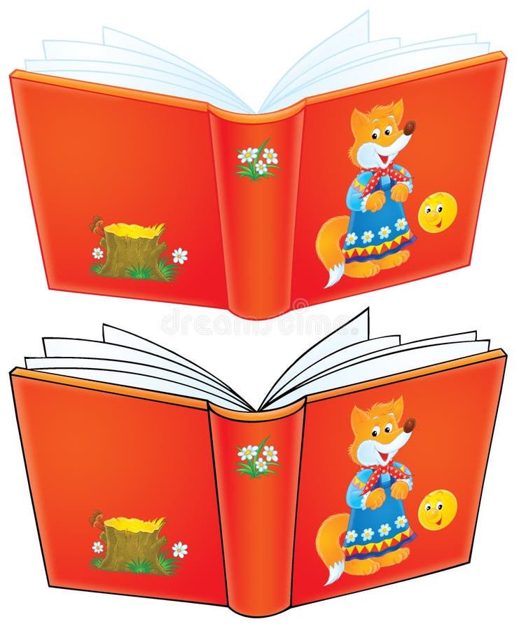 High resolution clip-arts (color and black contours) with the childrenâ€™s book. High resolution clip-arts (color and black contours) with the childrenâ€™s book