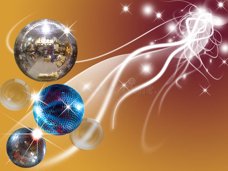 Bola de discoteca ilustração do vetor