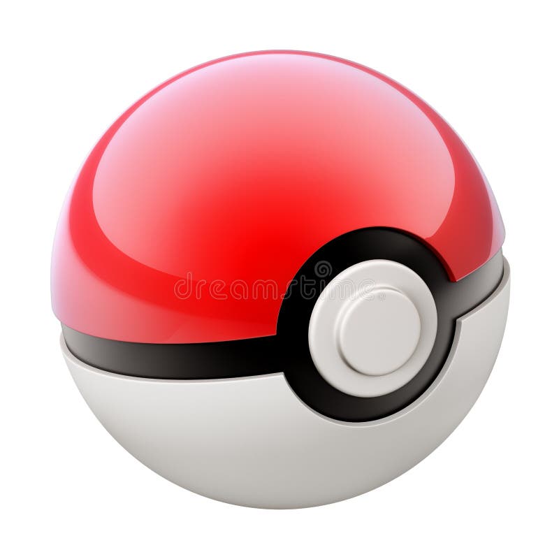 Bola de Pokemon imagem editorial. Ilustração de isolado - 74683385