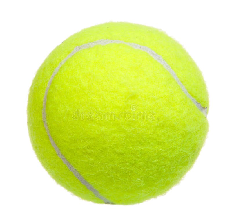 Tennis ball isolated on white background. Tennis ball isolated on white background