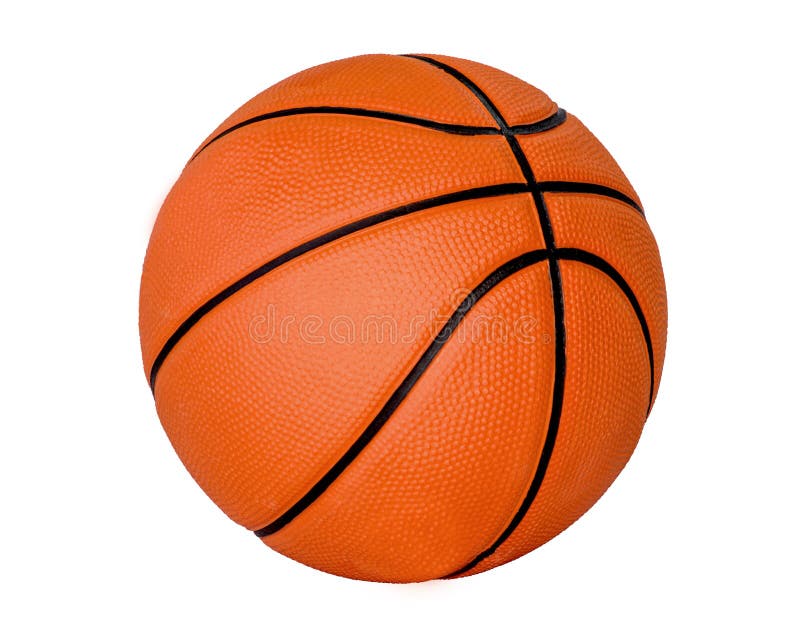 Bola del baloncesto sobre blanco